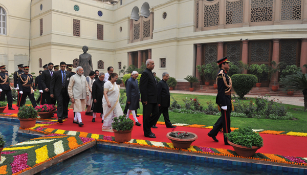 Parliament on beginning of Budget Session of Parliament