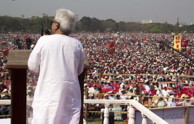 CPI-M attacks TMC, BJP at Brigade rally