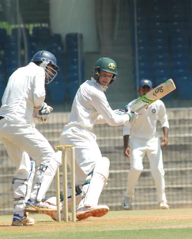 India A take 154 runs lead against Australia A at stumps 