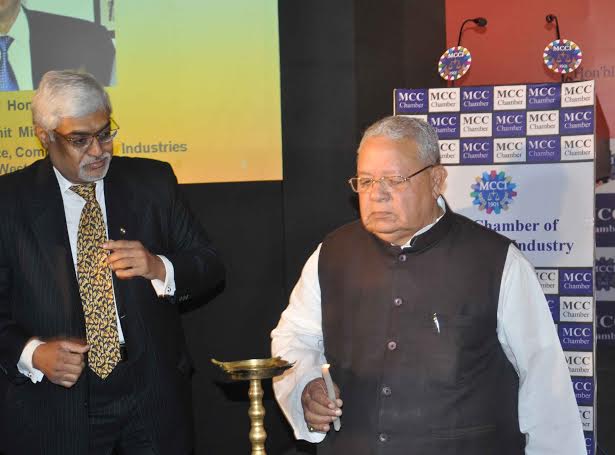 Kalraj Mishra lighting the inaugural lamp