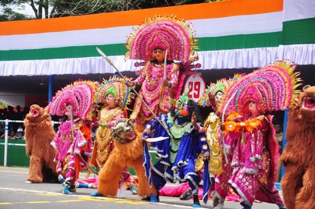 I-day rehearsal in Kolkata