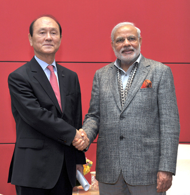 Mr. Bon Joon Koo calls on the Prime Minister