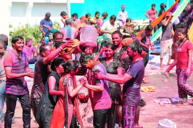 Kolkata's PC Chandra Gardens celebrates Holi