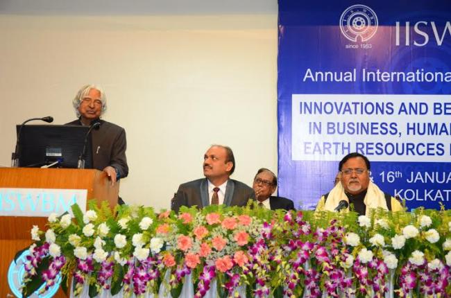Kalam inaugurates IISWBM's international conference
