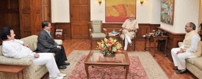 Richard Hay, George BakeR meet PM Narendra Modi 