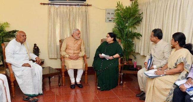 Narendra Modi visits Chennai 