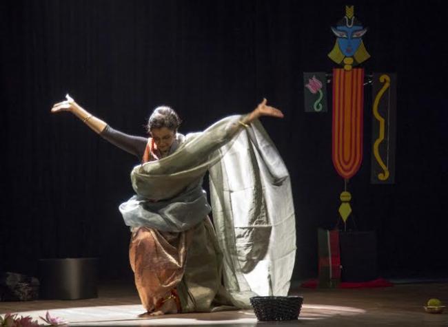 Dancer Anita Ratnam performs 