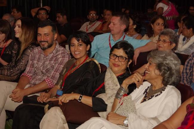 Sai Paranjpye,  Celina Jaitly flag off KASHISH 