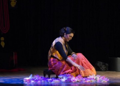 Dancer Anita Ratnam performs 