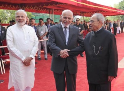 "India supports Ghani's  vision for peace and stability in Afghanistan"