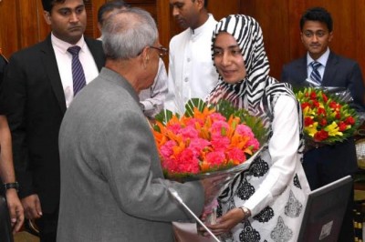 President meets NIT scholars 