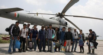 IAF performs relief operation in earthquake-hit Nepal