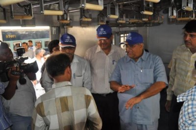 SER GM interacts with passengers