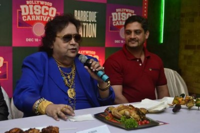 Bappi Lahiri rocks  Barbeque Nation