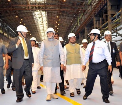PM dedicates to nation  modernised  Rourkela Steel Plant