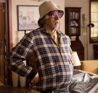 Big B becomes Dennis the Menace on the sets of Piku