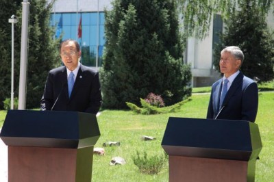 Kyrgyzstan: Ban celebrates parliaments as beacon of human rights efforts