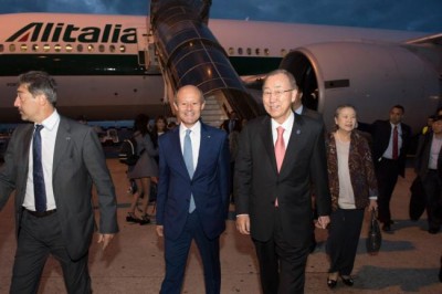 Rome: Ban says refugee and migration crisis is a defining moment for Europe