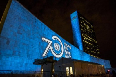 Global event to turn world 'UN blue' to mark 70th anniversary of United Nations