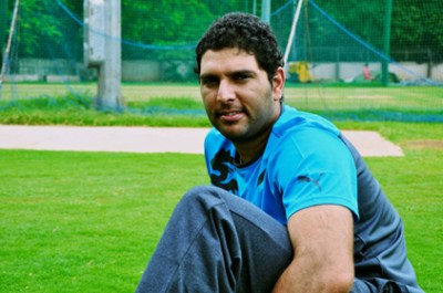 Cricketer Yuvraj Singh celebrates his 34th birthday