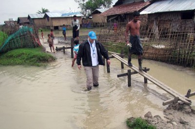 Cyclone Komen further burdens thousands of displaced people Myanmar: UN
