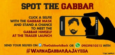'Gabbar' is on Whatsapp now 