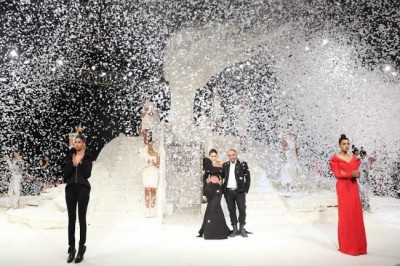 Gaurav Gupta 'sculpts' spectacular grand finale for LFW 2015