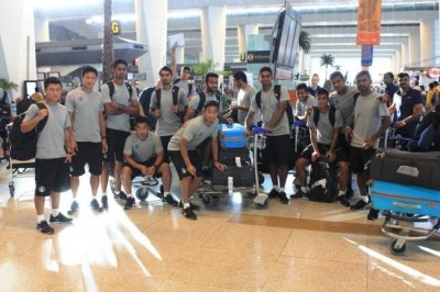 Indian football team leave for Guam