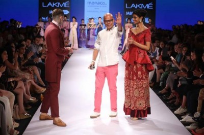 Monaco Tourism presented Narendra Kumar's exotic destination bridal collection "The Monaco Diaries" at Lakme Fashoin Week Winter/Festive 2015