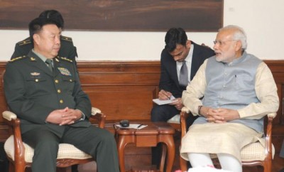  Vice Chairman of China's Central Military Commission meets Modi
