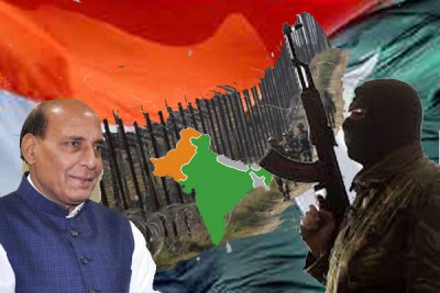 Captured terrorist a Pakistani : Rajnath Singh