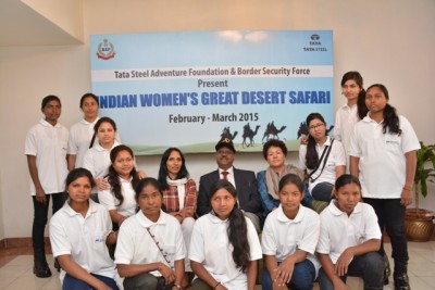 Tata Steel flags off the 'Indian Women's Great Desert Safari'