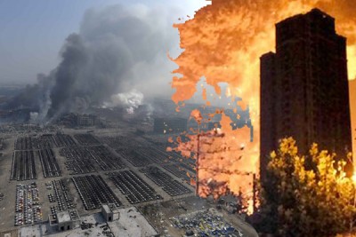 Massive explosions in China's Tianjin town: At least 44 dead