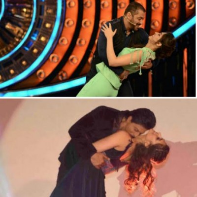 Kriti Sanon performs with Salman Khan on TV show