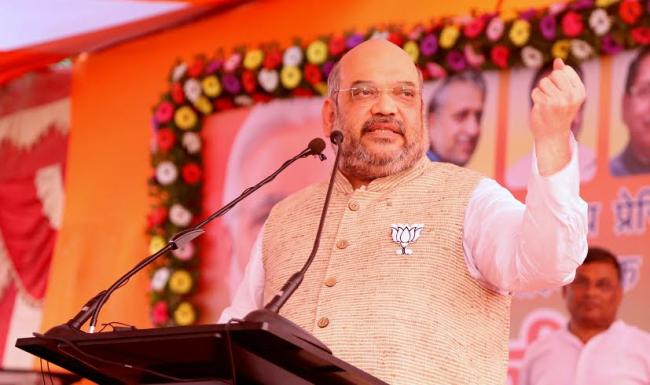 Amit Shah addresses rally in Bihar