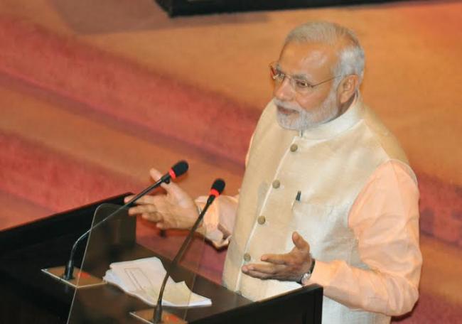Modi addresses SL Parliament