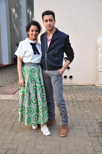 Imran, Kangana busy promoting Katti Batti
