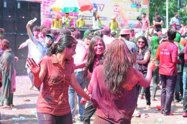 Kolkata's PC Chandra Gardens celebrates Holi