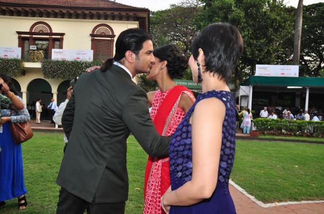 Detective Byomkesh Bakshy team attends the derby 