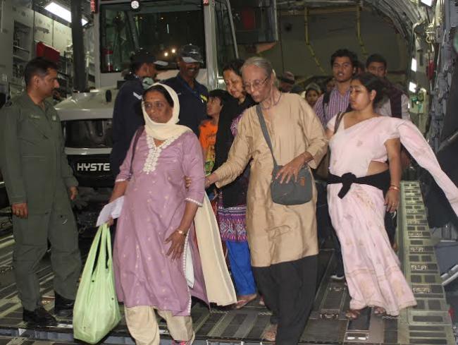 IAF evacuates 546 Indian nationals from quake hit Nepal 
