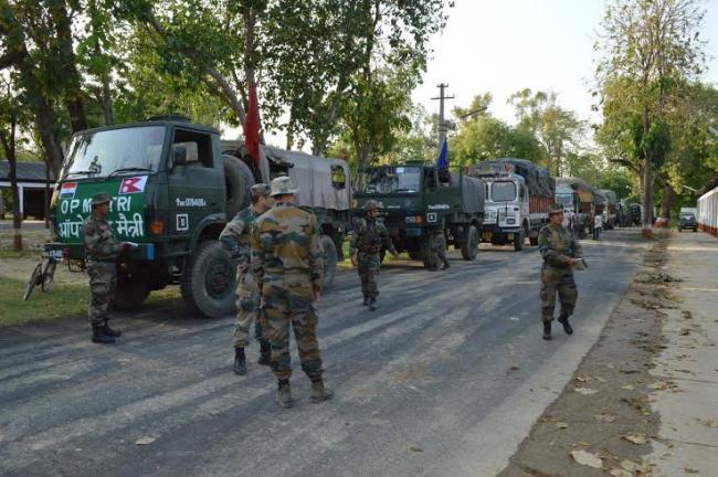 India Army conducts Op Maitri