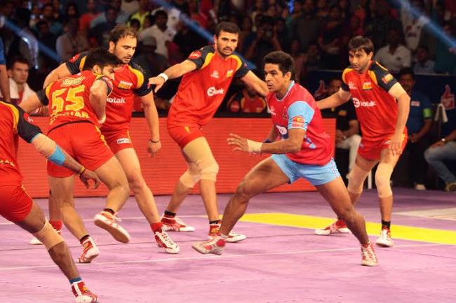 Jaipur Pink Panthers beat Bengaluru Bulls