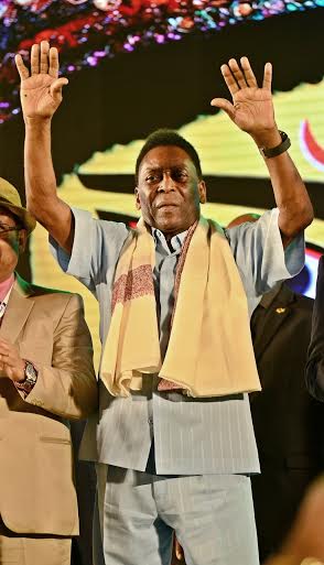 Pele charms Kolkata, shares stage with AR Rahman, Mamata Banerjee, Sourav Ganguly 