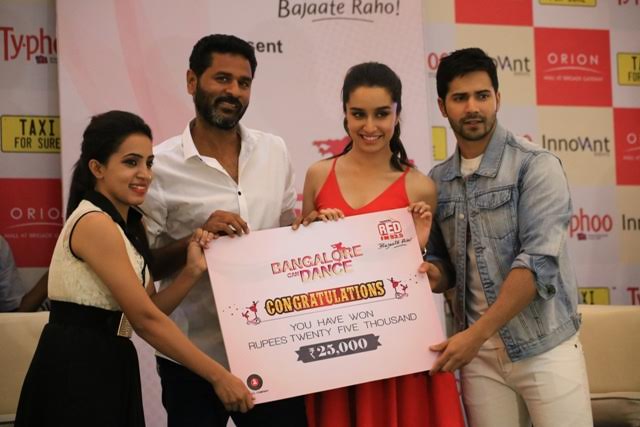 RED FM's 4 cities Dancing Star Hunt with the star cast of ABCD 2