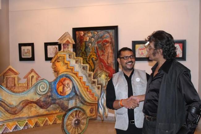 Fankaari Fossils painting exhibition unveiled in Kolkata
