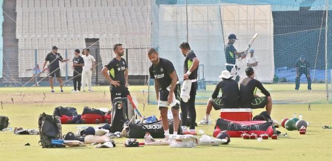 Indian team practice in Kolkata