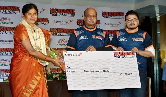 Future Group unveils the new look of Pro Kabaddi team Bengal Warriors