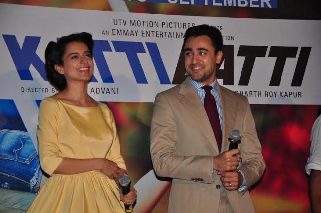 Imran, Kangana launch Katti Batti trailer 