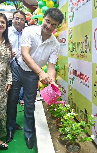 Sourav Ganguly inaugurates Shemrock Global Wisdom, a pre-school
