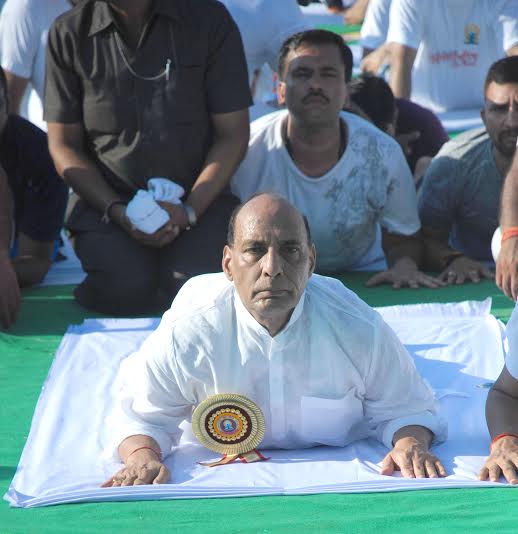PM Modi, ministers observe World Yoga Day 
